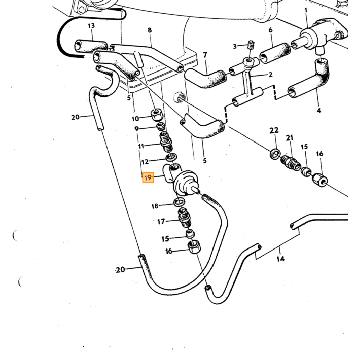 Volvo EGR-ventil Volvo varenr. 460817