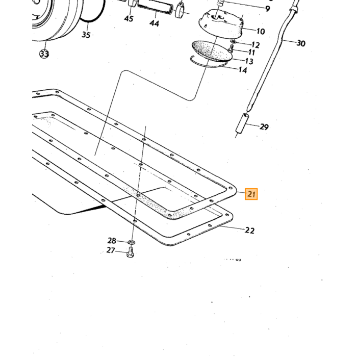 Volvo Pakning Volvo varenr. 463587