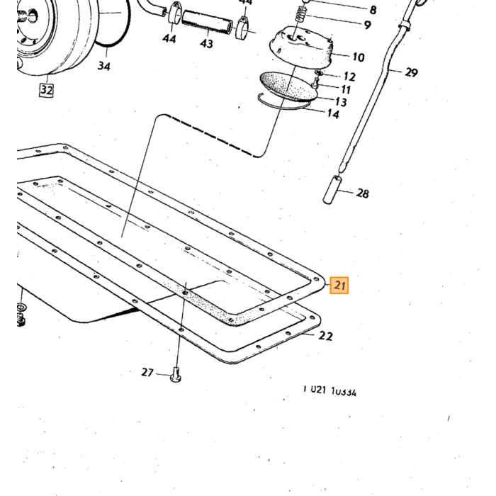 Volvo Pakning Volvo varenr. 463587