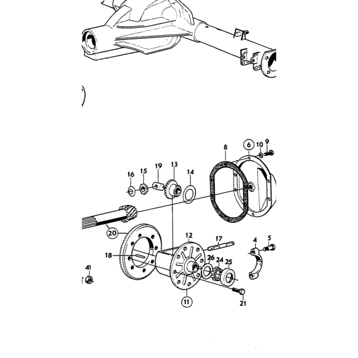 Volvo Silentbloc gummi bagaksel flad reaktionsarm -1967 (2 stk. nødvendige pr. side) 653442 653443 Volvo varenummer 653461