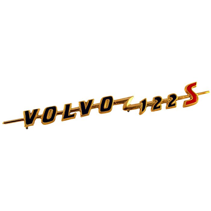 Volvo emblem tommerVolvo 122Sinch forskærm Amazon bogstavreproduktion Volvo varenummer 661055