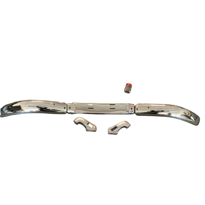 Volvo Bumper PV544+Duett voor compleet incl rozetten RVS Volvo onderdeel nr 661697SET