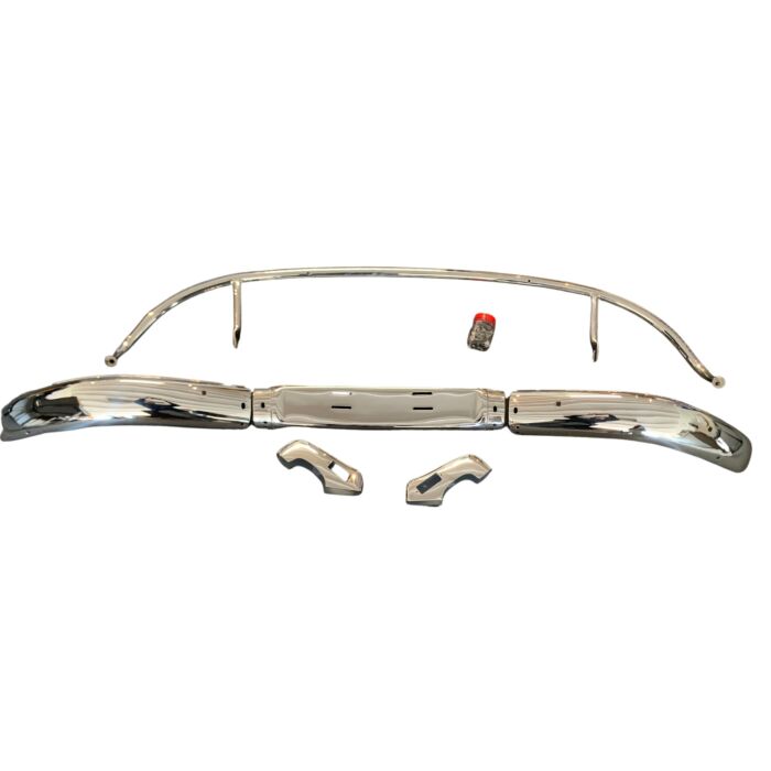 Volvo Bumper PV544 voor complete set incl rozetten en USA beugel RVS Volvo onderdeel nr 661697USASET
