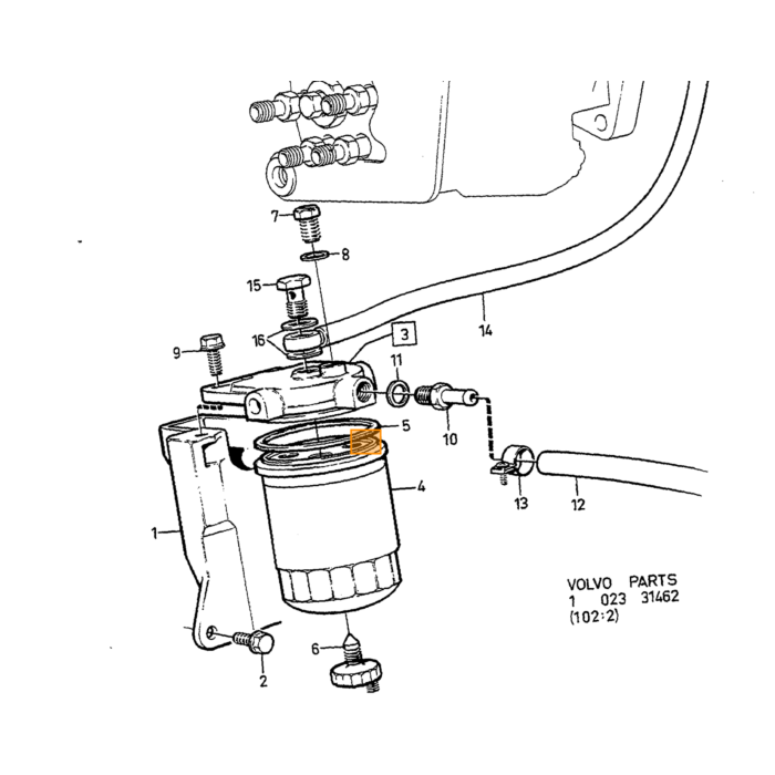 Volvo Pakning Volvo varenr. 6638088