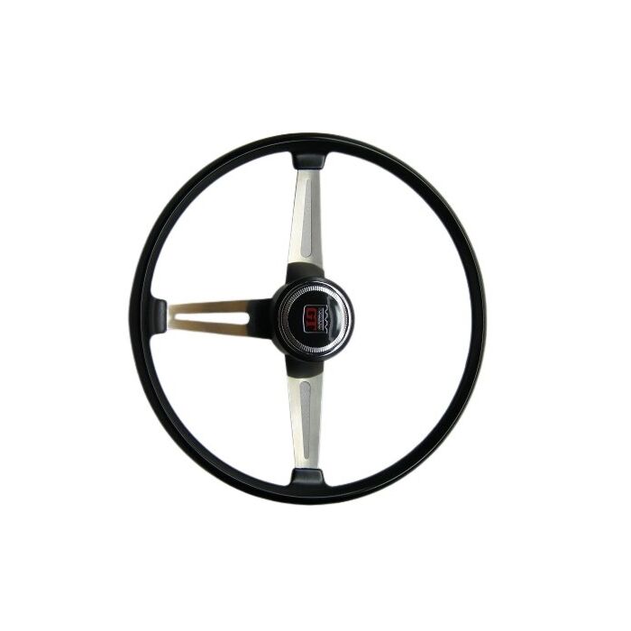 Stuurwiel Amazon 123 GT 38 cm diam repro zonder claxon dop met naaf