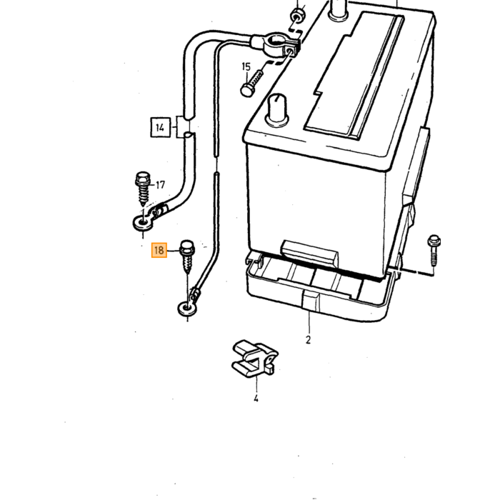 Volvo Gummikabel startmotor + generator Amazon+140+164+240+260+740+940+960 Volvo varenummer 673580