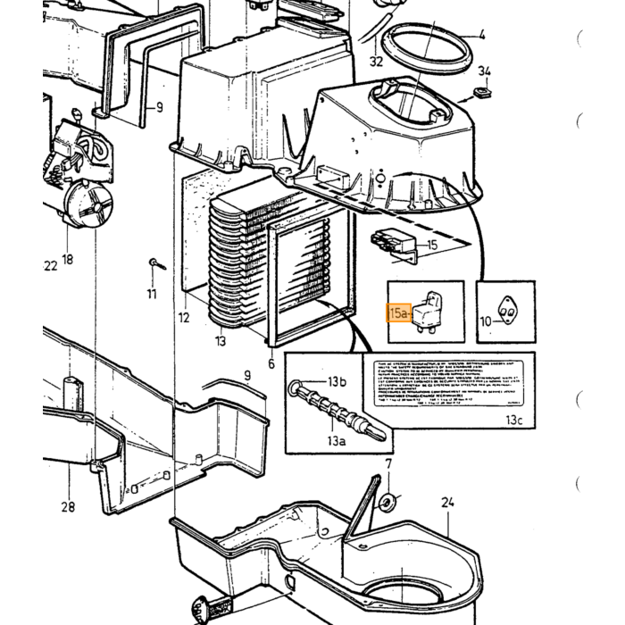 Volvo lampeholder P1800ES beslag til advarselslampe overdrive sikkerhedsseler bremser Volvo varenummer 677292