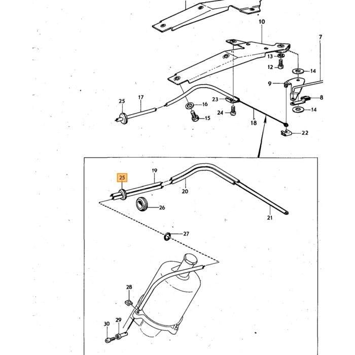 Volvo Gummi Grommet Volvo varenr. 680011