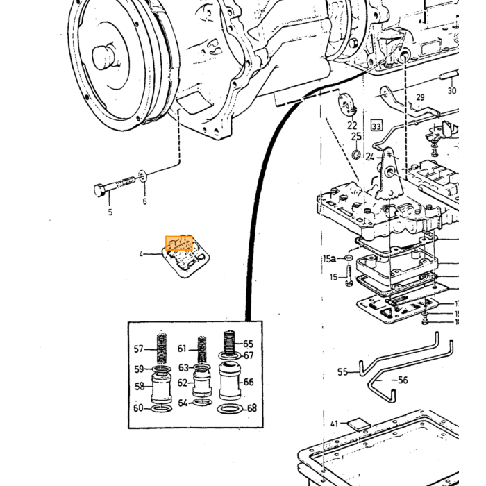 Volvo Tætningsring AW70 AW71 BW35 BW55 240 260 740 940 1239689 Volvo varenummer 6814812