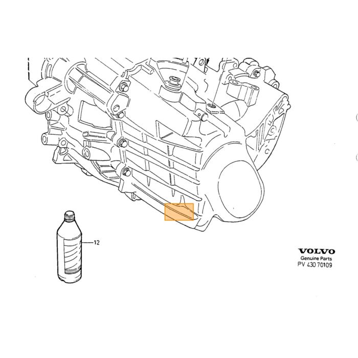 Volvo Akseltætning Manuel Gearkasse Volvo 850 - S70 - V70 - XC70 - C70 - S60 - S40 - V40 - S80 - XC90 - C30 - V50 - V60 Volvo varenummer 6843481