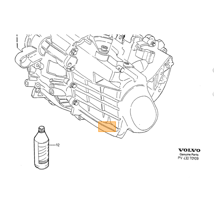 Volvo Akseltætning Manuel Gearkasse Volvo 850 - S70 - V70 - XC70 - C70 - S60 - S40 - V40 - S80 - XC90 - C30 - V50 - V60 Volvo varenummer 6843481