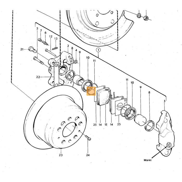 Volvo stempel Volvo varenr. 685331
