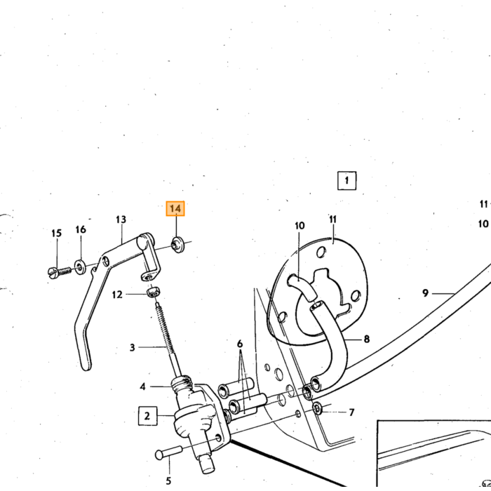 Volvo luftfilterhus Amazon 140 P1800 dobbelt karburator SU HIF6 122s Volvo varenummer 686181