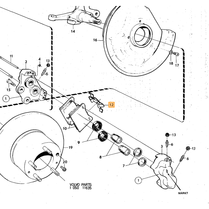 Volvo Pin Volvo varenr. 686236
