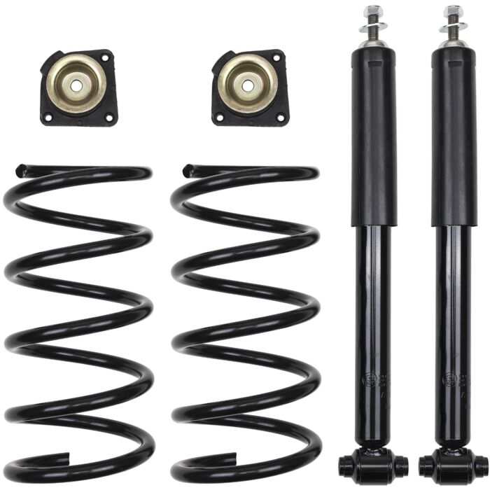 Nivomat schokbreker ombouw set met veer V70n V70ii 2000-2007 Nivomat naar standaard ombouw set  2wd  vervangt 3125534 