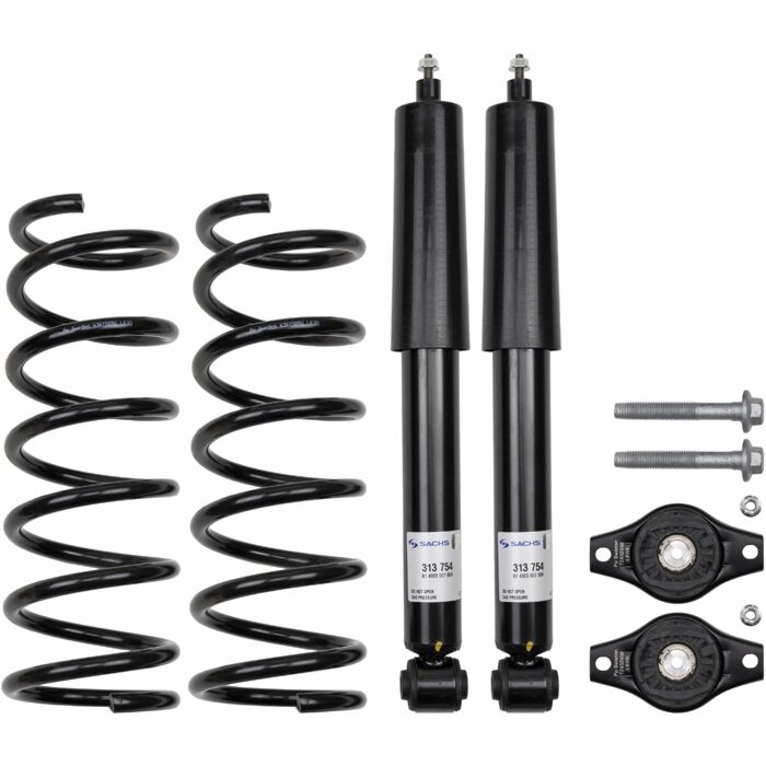 Schokbreker ombouw set NIVOMAT  V70lll  2008+ incl veer (van Nivomat naar standaard) 