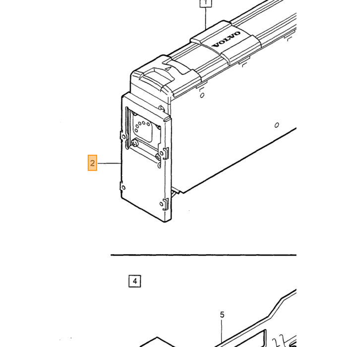 Volvo antenne gummibeslag C70 1998-2004 Volvo varenummer 8611001