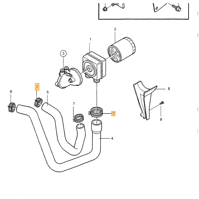 Volvo Oliefilter 850/S80 -2006/S/V70 TDI D5252 S80 V70 S70 850 Volvo varenummer 9125224