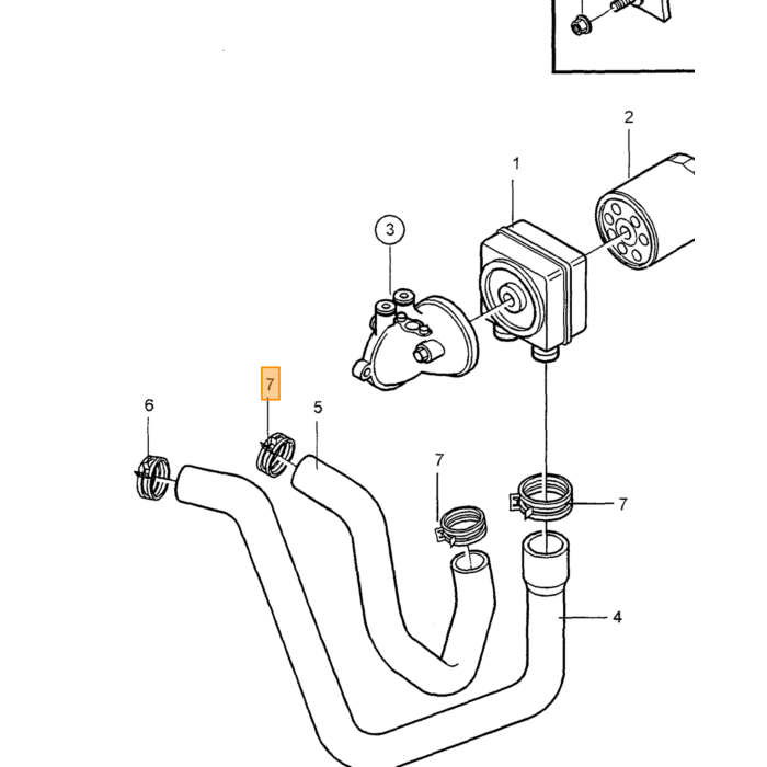 Volvo Oliefilter 850/S80 -2006/S/V70 TDI D5252 S80 V70 S70 850 Volvo varenummer 9125224