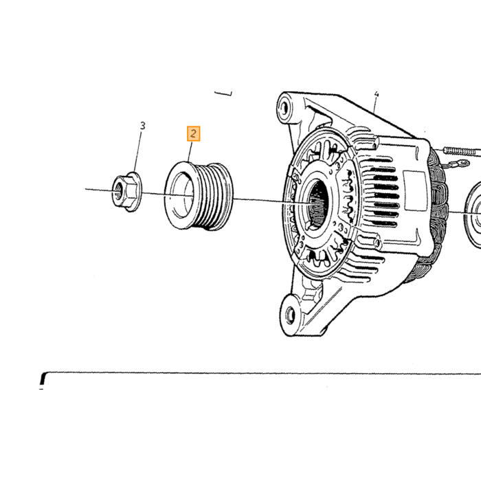Volvo remskive Volvo varenr. 9128555