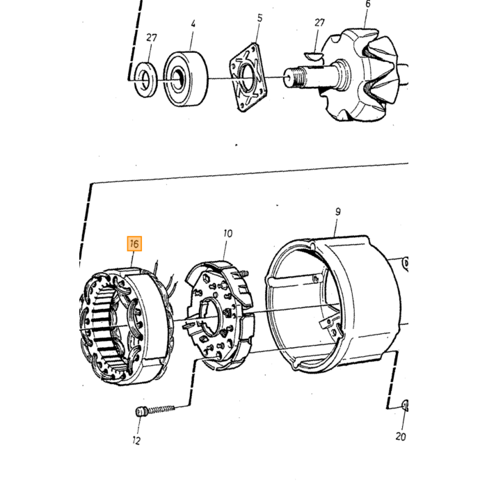 Volvo dørkontaktafbryder 240+260 se 1362769 Volvo varenummer 9130087