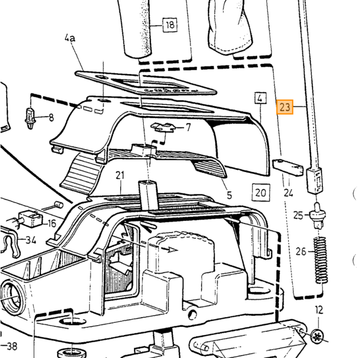 Volvo ventilløfter Volvo varenr. 9143458