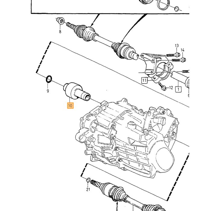 Volvo drivaksel Volvo varenummer 9143895