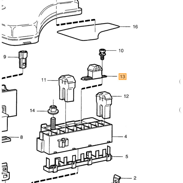 Volvo sikring Volvo varenr. 9162026