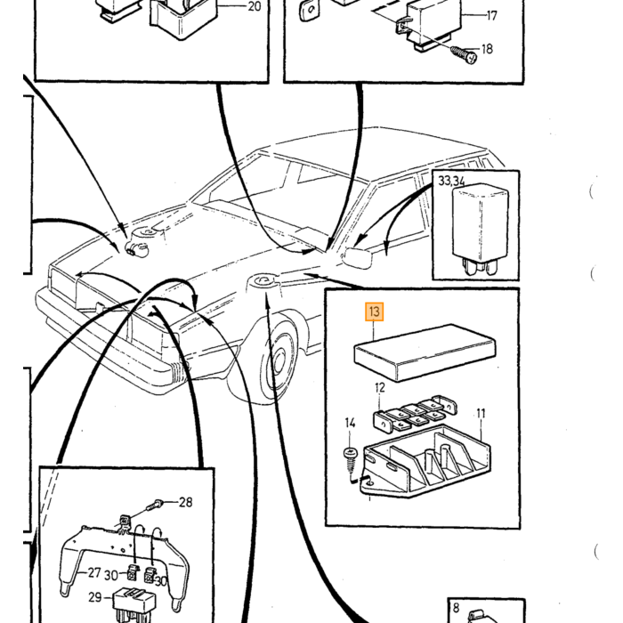 Volvo cover Volvo varenr. 9162425