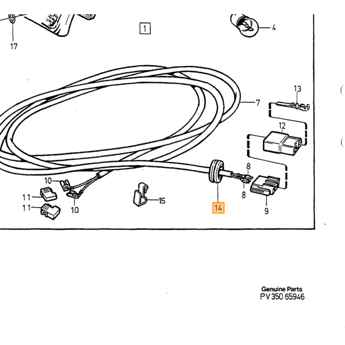 Volvo ledningsnet Volvo varenummer 9166318