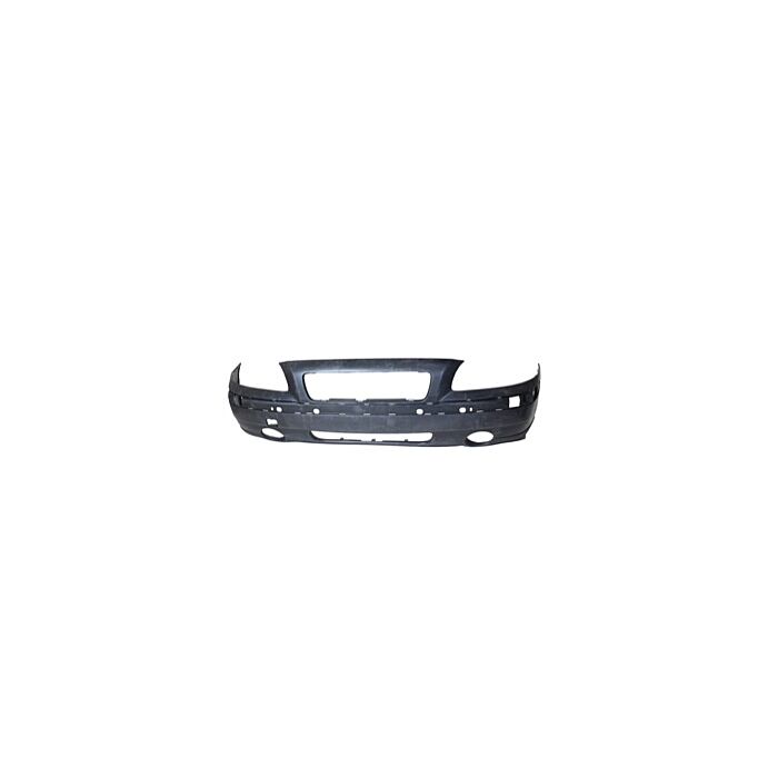 Bumper  voor  m/grondlak  zwart VOLVO S60 I -09 bumperkap