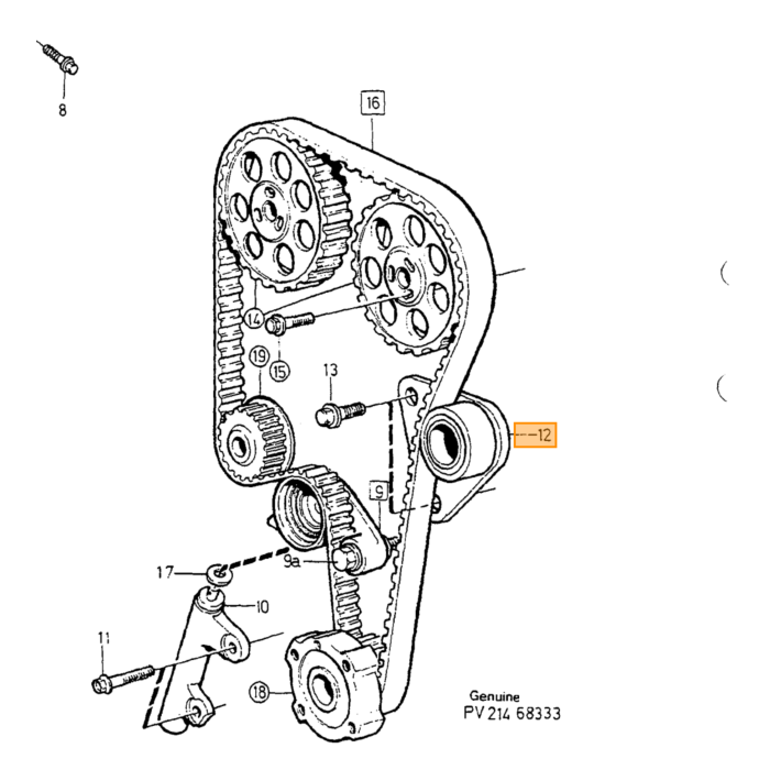 Volvo skrue Drivsystem: manuel gearkasse Volvo varenummer 9176203