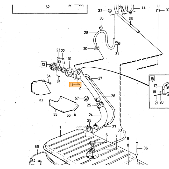 Volvo Gummi Grommet Volvo varenr. 941265