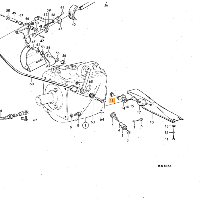 Volvo Oliepakning gearkasse M400+410 udgangsaksel 52/39MM (946341) 164 C202 C303 Volvo varenummer 942350