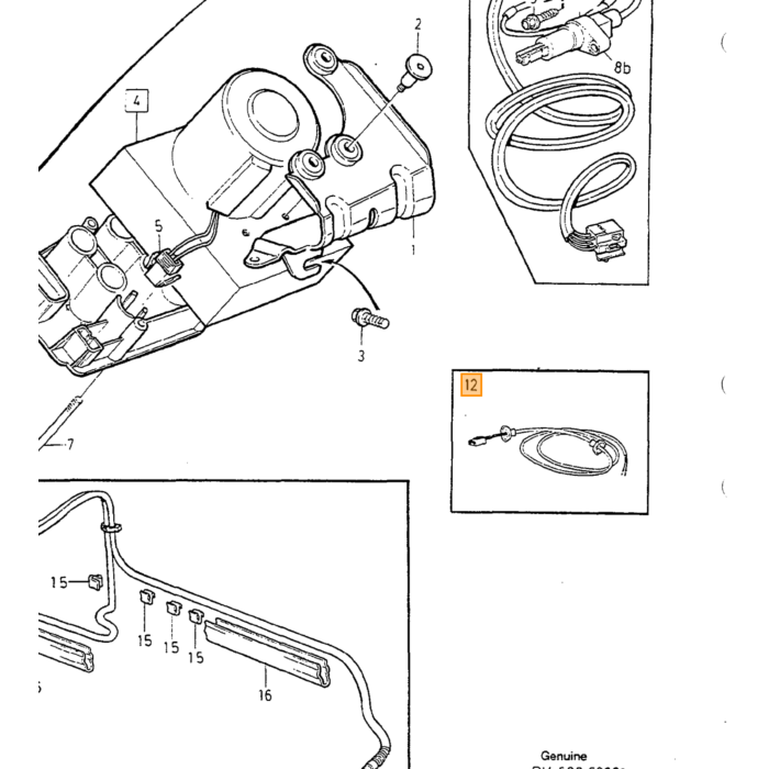 Volvo ABS Sensor Reparationssæt Foran Volvo 850 - S70 - V70 - C70 - XC70 Volvo varenummer 9442888