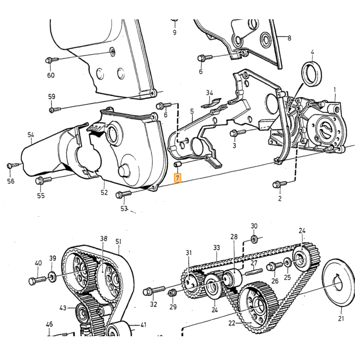 Volvo Møtrik M6 med flange flangemøtrik 240 262 740 745 760 780 940 1991-91 C70 1998-04 S70 1998-00 V70 1998-00 B21 B200 B23 B230 B27 B28 B30 Volvo varenummer 945407