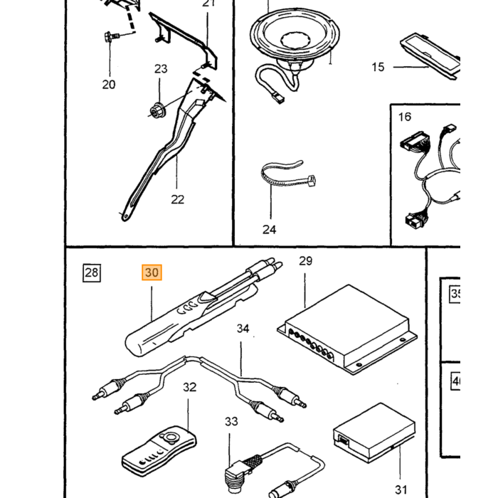 Volvo Antenne Split Volvo varenr. 9459771
