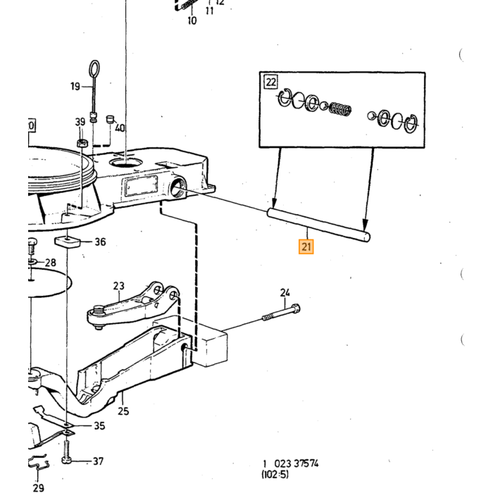 Volvo Ring kobberinjektor B20F +B27E+B27F K tronic indsprøjtningsdyse 8,44 mm udsprøjtning 11,5 mm Volvo varenummer 947620