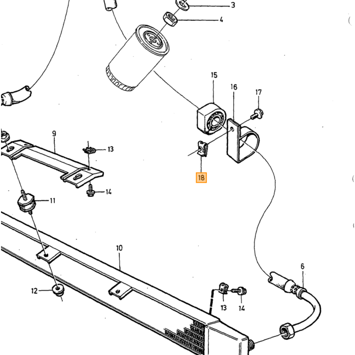 Kobberring 16,2 mm rør til styretøjspumpe V90 S90 servostyring