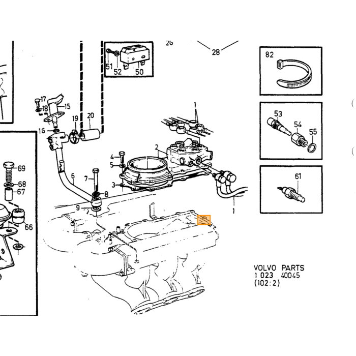 Volvo differentiale påfyldningsprop ring bundprop ring B27F B28F B27E B28E B27A B28A. Manifold ring B27F B28F B27E B28E B27A B28A kobber Volvo varenummer 947624