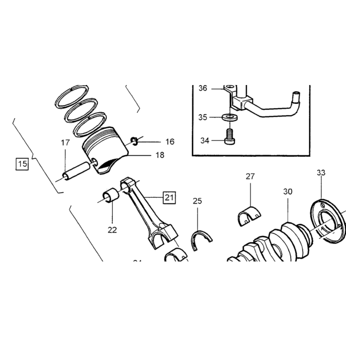 Volvo PIN Volvo varenr. 950543