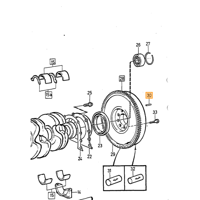 Volvo PIN Volvo varenr. 950543