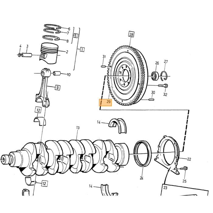 Volvo PIN Volvo varenr. 950543
