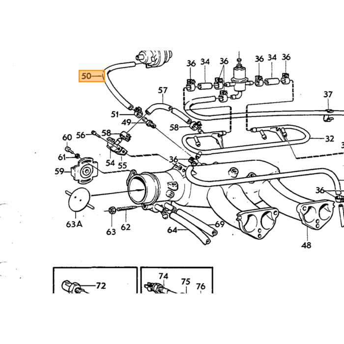 Volvo Parker B10 X 13 RXS benzintank Amazon Volvo varenummer 955138