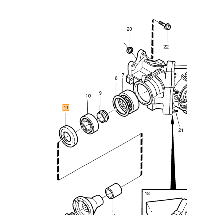 Volvo E-CIR klemme montering gearstang automatgear og manuel gearkasse og montering vinduesviskermekanisme 240 260 740 760 780 850 940 960 C30 C70 S60 S70 S90 V70 V90 XC70 Cross Country Volvo varenummer 966237