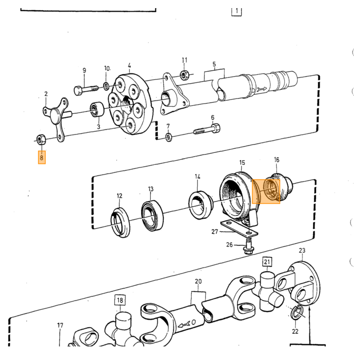 Volvo Møtrik M12 med flange 946034 Volvo varenummer 971084