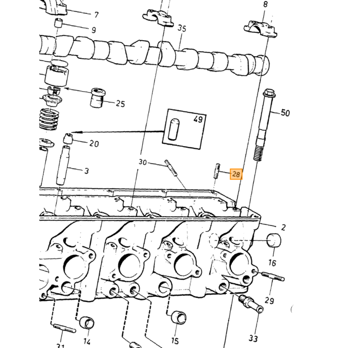 Volvo Stangsæt (komplet) til aluminiums bærearm Volvo 740 - 760 - 780 - 940 - 960 Volvo varenummer 971098