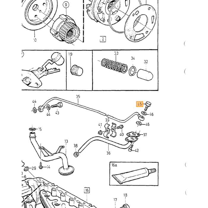Volvo Banjobot M12x1 5 Volvo flere steder Volvo 200 - 700 - 900 - 850 - V70 - S70 - C70 - XC70 - S60 - S80 - XC90 - XC60 - V60 - S40 - V40 inklusive brændstofpumpe Volvo varenummer 973950