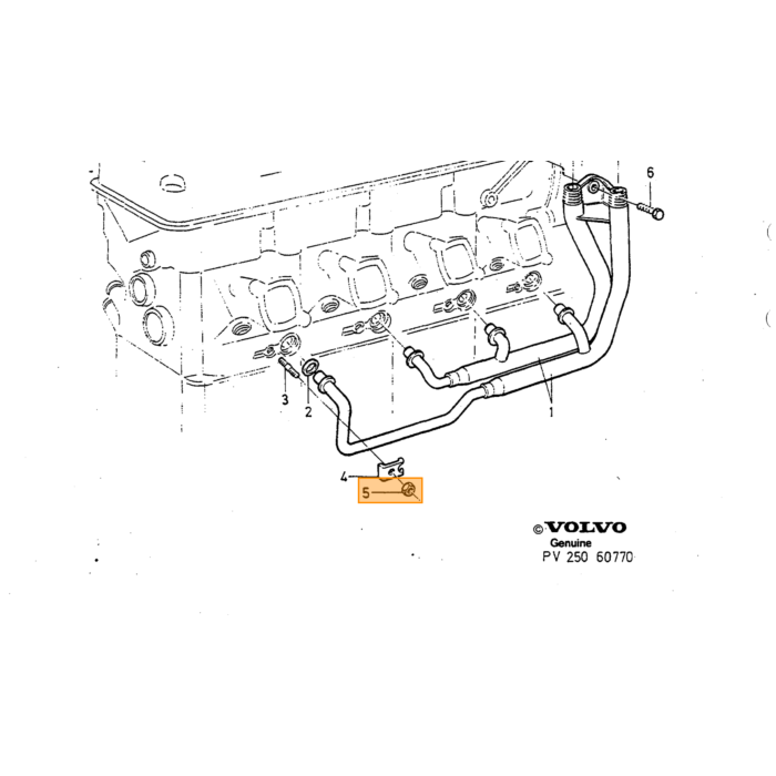 Volvo Møtrik manifold-udstødningsflangemøtrik B19+B21+B23+B200+B230 B4B M10 940183 17602 977211 Volvo varenummer 977211