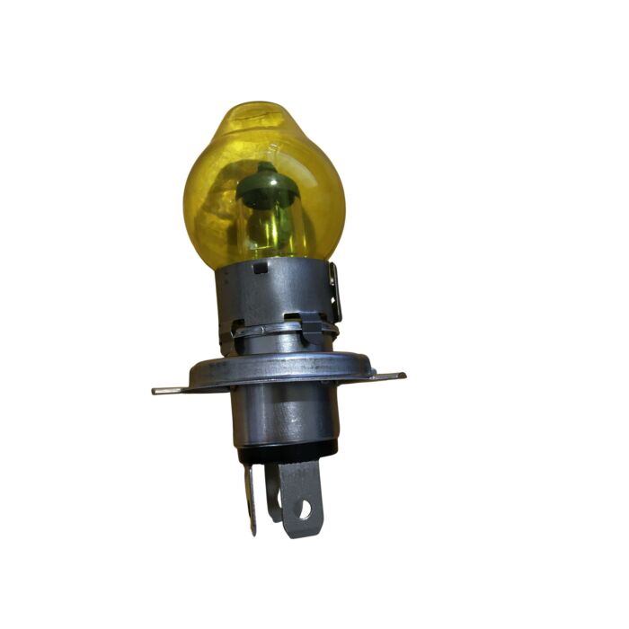 Pære 12 volt H4 60/55 watt halogen Gul (963187) P43t Base